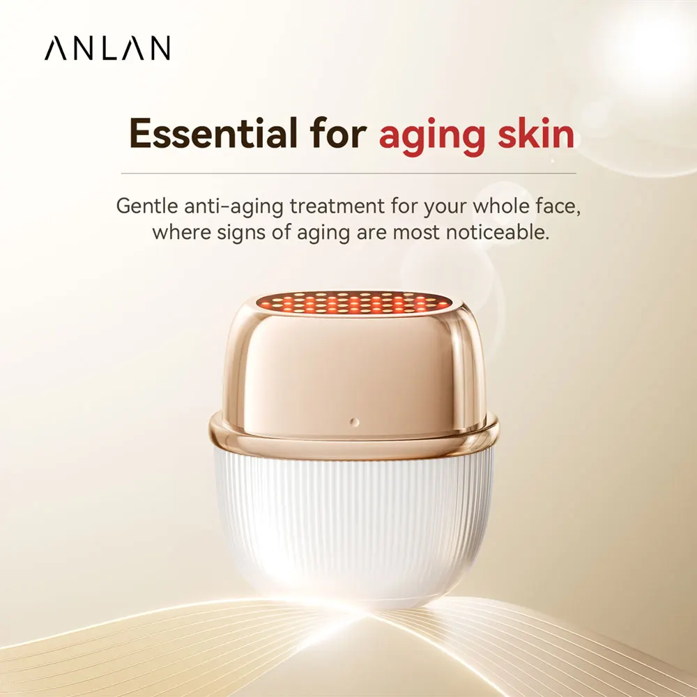 ANLAN Multi-Polar RF Beauty Device EMS Facial Lifting Skin Tightening Anti-Aging Wrinkle 3 Color Light Skincare Massage 24K Gold ANLAN Multi-Polar RF Beauty Device EMS Facial Lifting Skin Tightening Anti-Aging Wrinkle 3 Color Light Skincare Massage 24K Gold