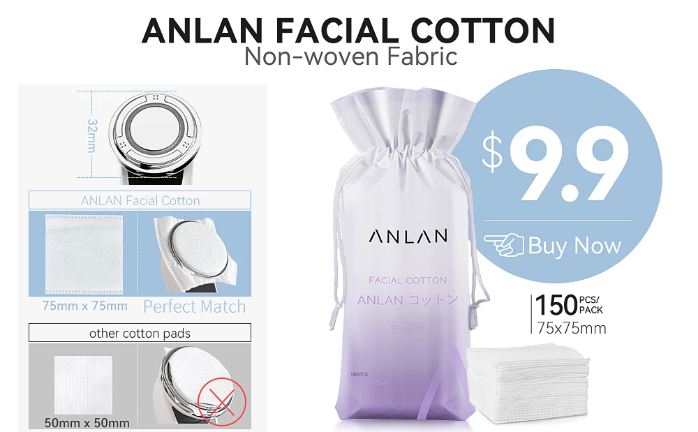 ANLAN EMS Facial Massager Pro Face Lifting Skin Rejuvenation Cold Compress Deep Cleaning Anti-aging Skincare Beauty Device ANLAN EMS Facial Massager Pro Face Lifting Skin Rejuvenation Cold Compress Deep Cleaning Anti-aging Skincare Beauty Device