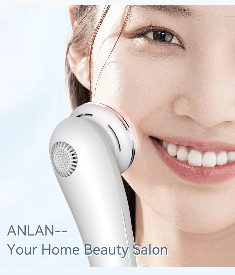 ANLAN EMS Facial Massager Pro Face Lifting Skin Rejuvenation Cold Compress Deep Cleaning Anti-aging Skincare Beauty Device ANLAN EMS Facial Massager Pro Face Lifting Skin Rejuvenation Cold Compress Deep Cleaning Anti-aging Skincare Beauty Device
