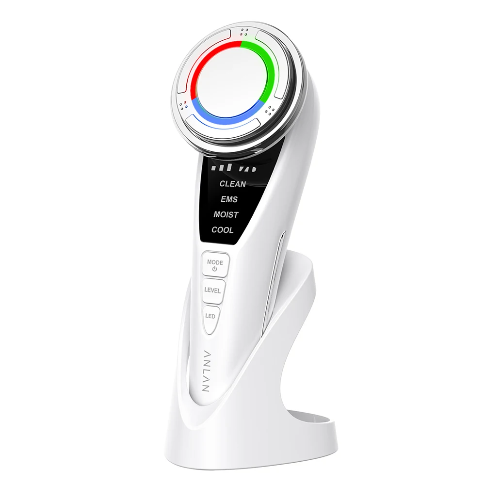 ANLAN EMS Facial Massager Pro Face Lifting Skin Rejuvenation Cold Compress Deep Cleaning Anti-aging Skincare Beauty Device ANLAN EMS Facial Massager Pro Face Lifting Skin Rejuvenation Cold Compress Deep Cleaning Anti-aging Skincare Beauty Device