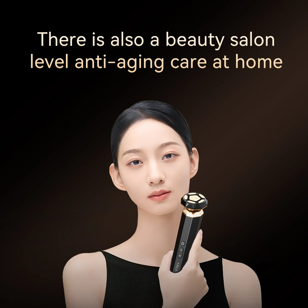 ANLAN Multifunction Skincare Device Pro 18K Gold Face Radio Frequency With Hot Cold EMS Facial Lifting Beauty Skin Care Massager ANLAN Multifunction Skincare Device Pro 18K Gold Face Radio Frequency With Hot Cold EMS Facial Lifting Beauty Skin Care Massager