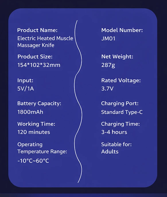 Electric Fascia Knife Scraping EMS Micro Current Stimulation Deep Tissue Vibration Muscle Relaxation Body Massage Scraper