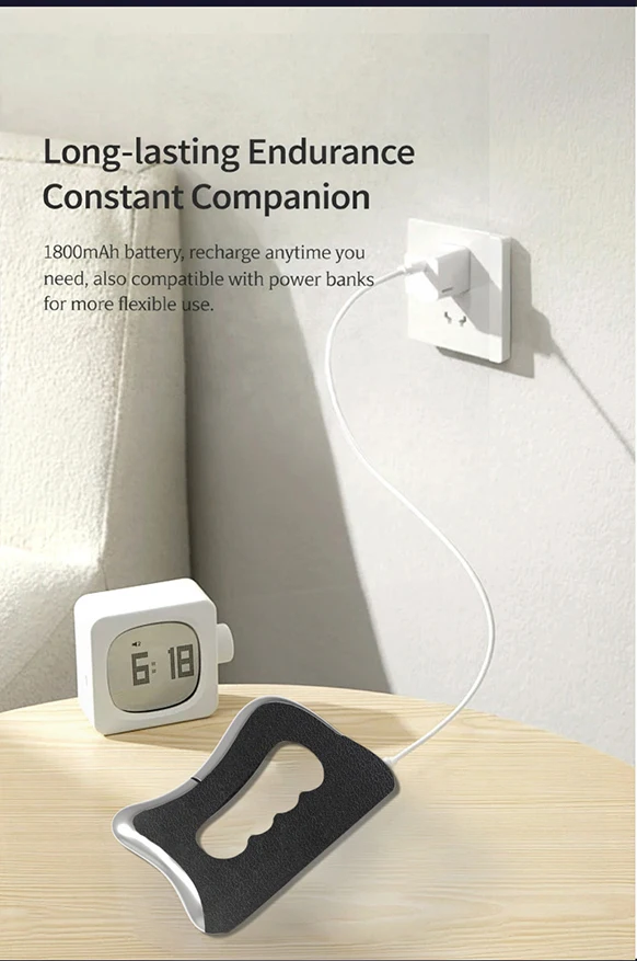 Electric Fascia Knife Scraping EMS Micro Current Stimulation Deep Tissue Vibration Muscle Relaxation Body Massage Scraper