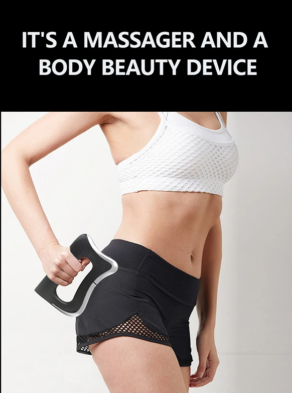 Electric Fascia Knife Scraping EMS Micro Current Stimulation Deep Tissue Vibration Muscle Relaxation Body Massage Scraper