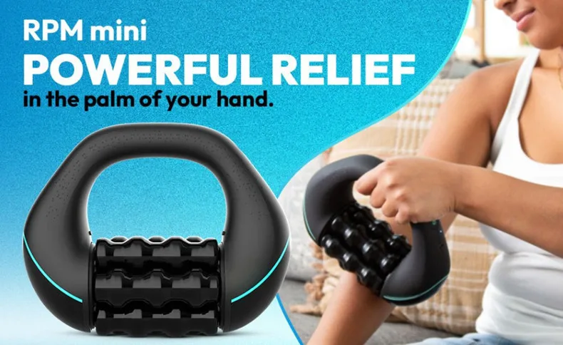 Mini Rolling Percussive Massager Whole Body Fatigue Relief Deep Tissue and Muscle Recovery Rechargeable Powerful 3-Speed Spin Mini Rolling Percussive Massager Whole Body Fatigue Relief Deep Tissue and Muscle Recovery Rechargeable Powerful 3-Speed Spin