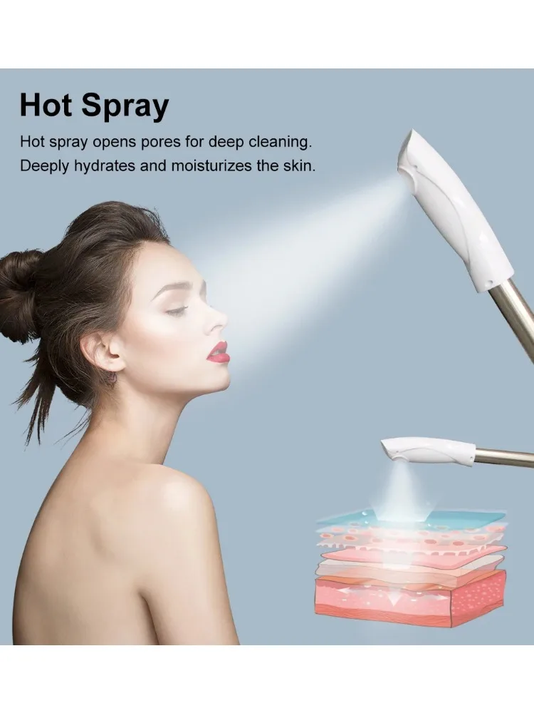 New 10 in 1 Hydrogen Oxygen Small Bubble Machine Facial Steamer Lumi Spa H2O2 Hydro Dermabrasion Beauty Face Massage Devices New 10 in 1 Hydrogen Oxygen Small Bubble Machine Facial Steamer Lumi Spa H2O2 Hydro Dermabrasion Beauty Face Massage Devices