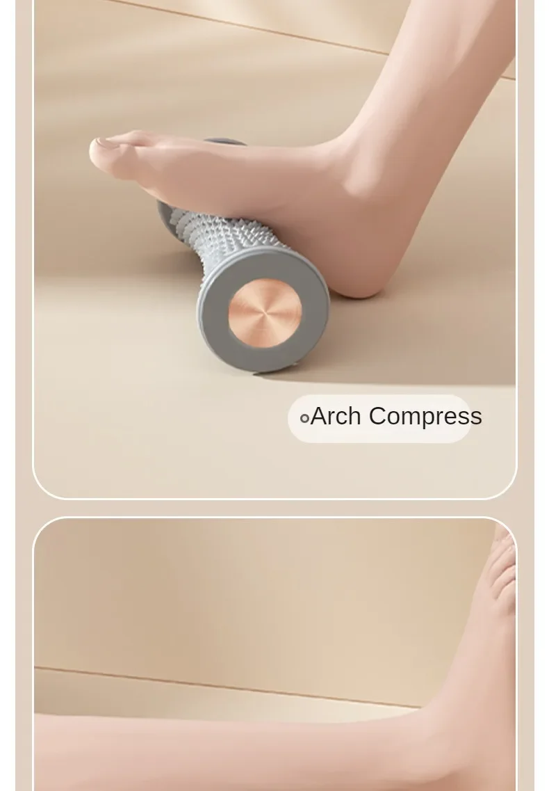 Mini Foot Massager Massage Roller Yoga Massage Ball Plantar Fascia Roller Muscle Relaxation Care Plastic Manual Foot Massager