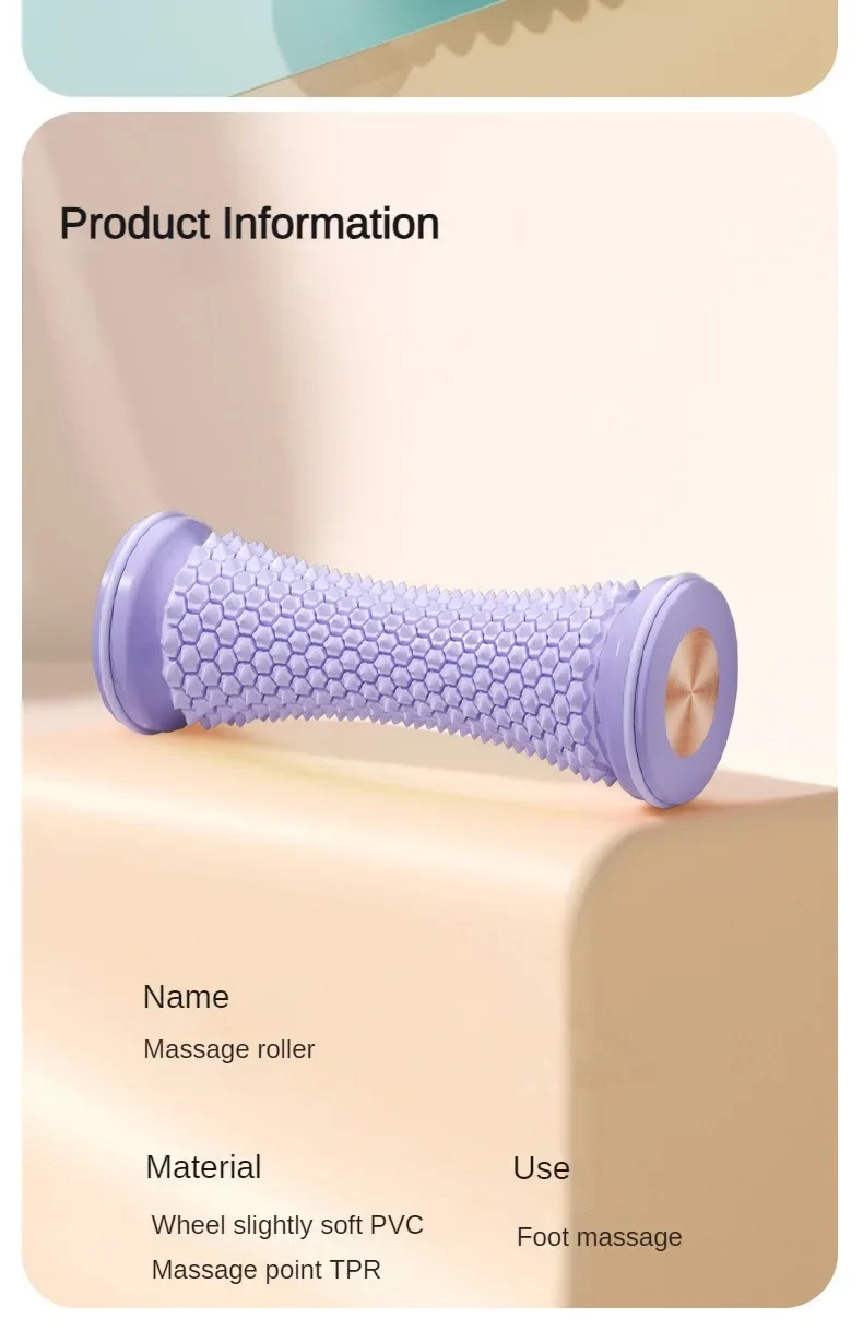Mini Foot Massager Massage Roller Yoga Massage Ball Plantar Fascia Roller Muscle Relaxation Care Plastic Manual Foot Massager Mini Foot Massager Massage Roller Yoga Massage Ball Plantar Fascia Roller Muscle Relaxation Care Plastic Manual Foot Massager