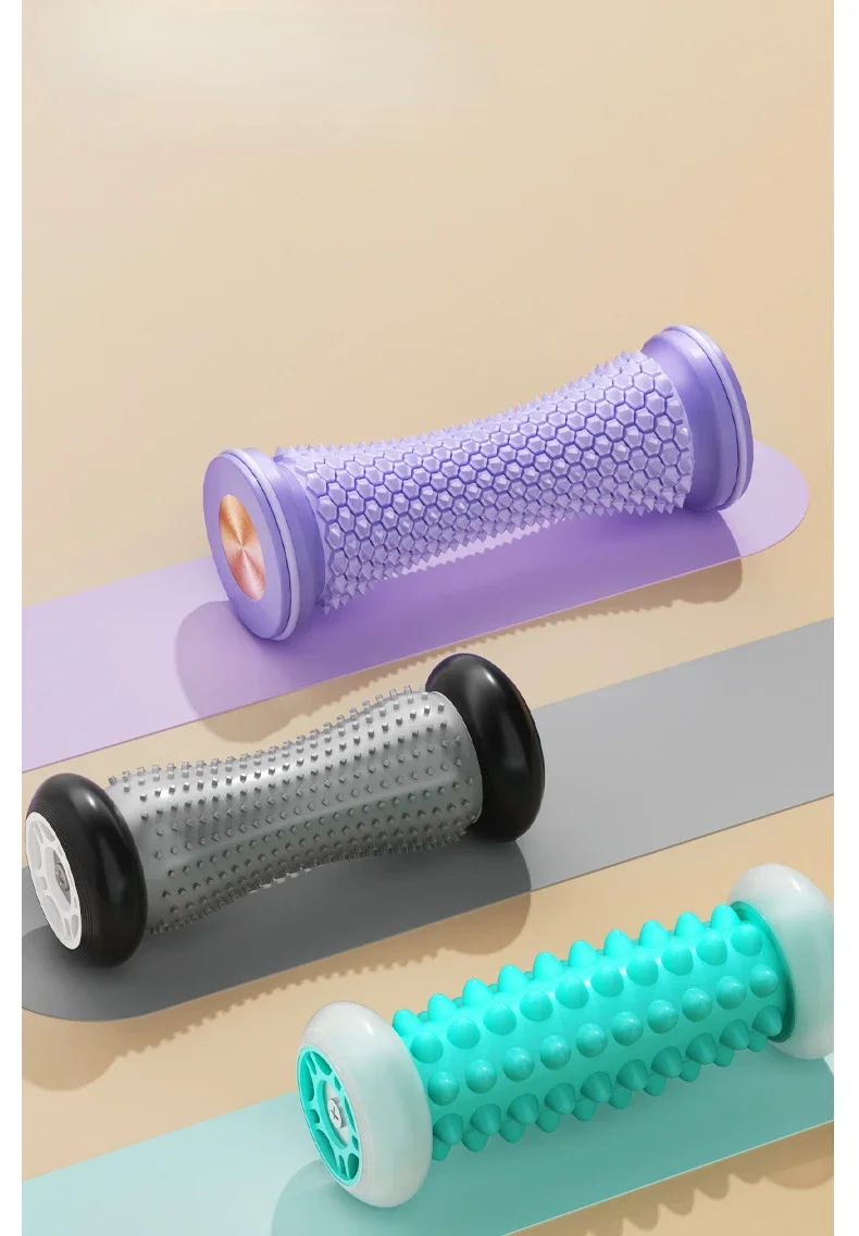 Mini Foot Massager Massage Roller Yoga Massage Ball Plantar Fascia Roller Muscle Relaxation Care Plastic Manual Foot Massager