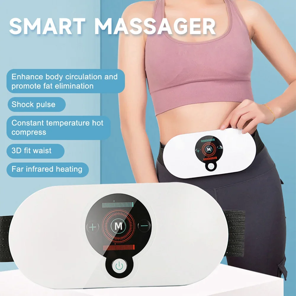 Ems Abdominal Massage Belt Fat Removal Slimming Machine Anti-Cellulite Massager Electric Belly Fat Burner for Body Massager - Image 3