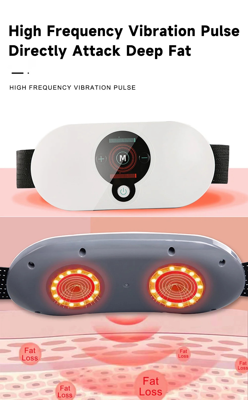 Ems Abdominal Massage Belt Fat Removal Slimming Machine Anti-Cellulite Massager Electric Belly Fat Burner for Body Massager Ems Abdominal Massage Belt Fat Removal Slimming Machine Anti-Cellulite Massager Electric Belly Fat Burner for Body Massager