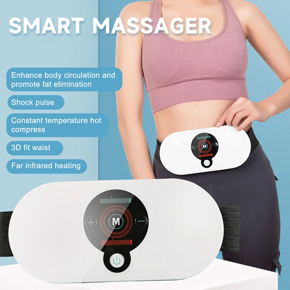 Ems Abdominal Massage Belt Fat Removal Slimming Machine Anti-Cellulite Massager Electric Belly Fat Burner for Body Massager Ems Abdominal Massage Belt Fat Removal Slimming Machine Anti-Cellulite Massager Electric Belly Fat Burner for Body Massager