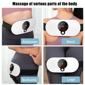 Ems Abdominal Massage Belt Fat Removal Slimming Machine Anti-Cellulite Massager Electric Belly Fat Burner for Body Massager
