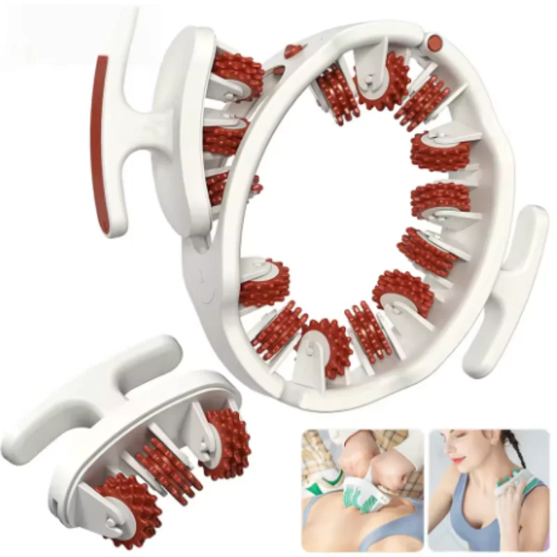 360 Degree Leg Roller Massager Cellulite Massager Manual Muscle Lymphatic Drainage Massager Relieve Soreness Leg Massager