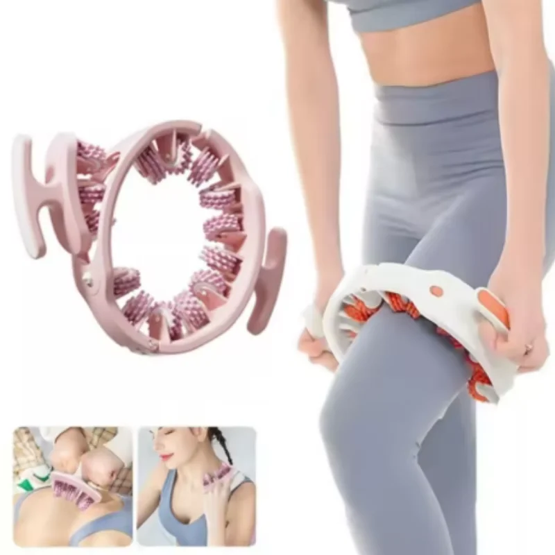 360 Degree Leg Roller Massager Cellulite Massager Manual Muscle Lymphatic Drainage Massager Relieve Soreness Leg Massager