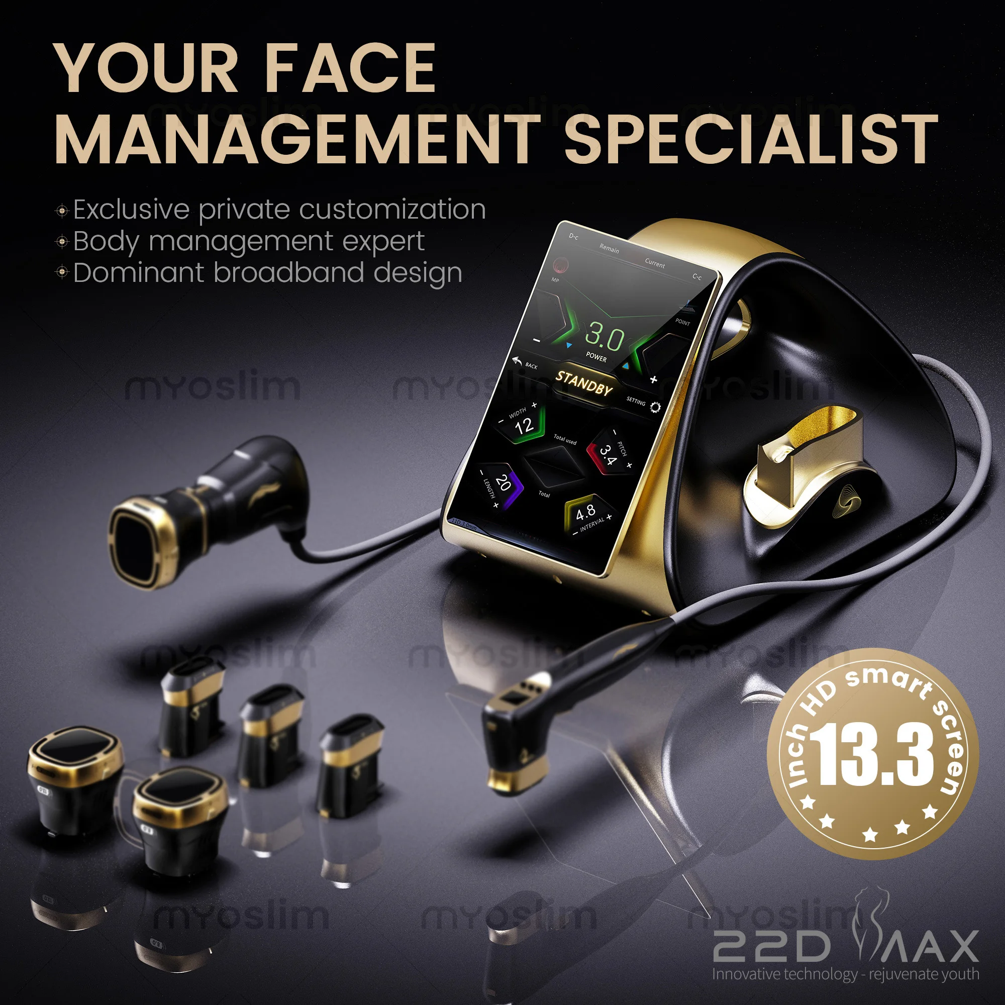 22D MAX HIFU Beauty Equipment Machine for Facial Tightening Slimming And Fat Reduction Latest Model - Image 6