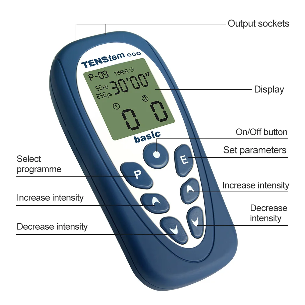 Tens Unit Muscle Stimulator 16 Massage Mode Tens EMS Machine Device Touchscreen Massager Intensity Deep Tissue Shoulder Pain Rel - Image 5