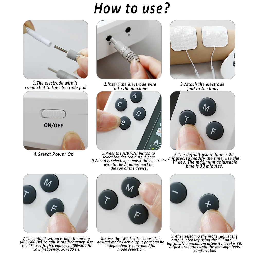 20 Modes Full Body Tens Muscle Electrostimulator EMS Acupuncture Therapy Massage 8 pads Digital Meridian Physiotherapy Apparatus 20 Modes Full Body Tens Muscle Electrostimulator EMS Acupuncture Therapy Massage 8 pads Digital Meridian Physiotherapy Apparatus