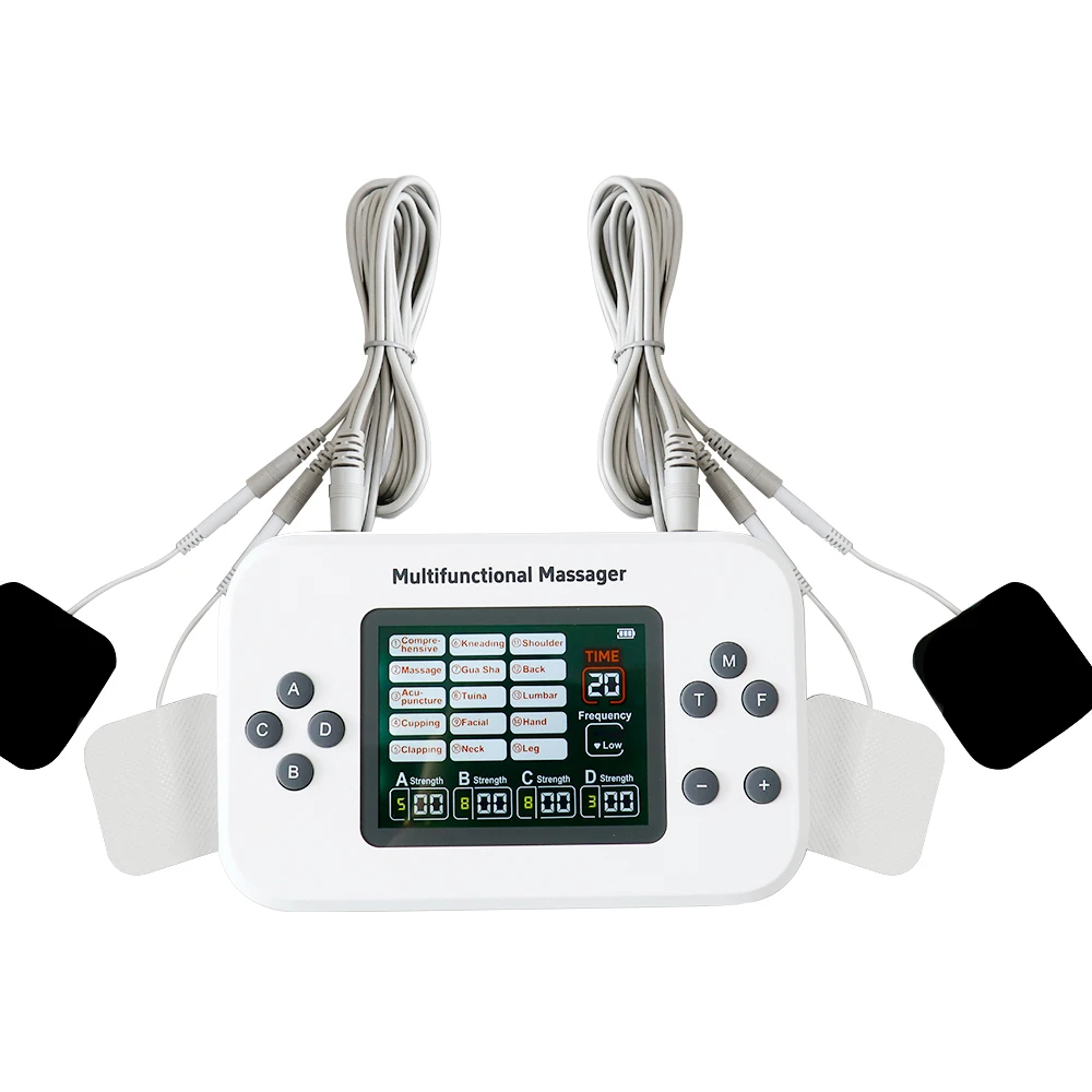 20 Modes Full Body Tens Muscle Electrostimulator EMS Acupuncture Therapy Massage 8 pads Digital Meridian Physiotherapy Apparatus