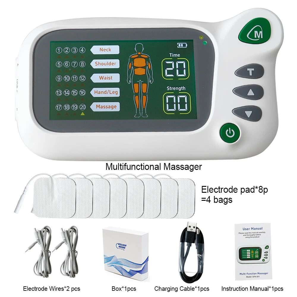 20 Modes Full Body Tens Muscle Electrostimulator EMS Acupuncture Therapy Massage 8 pads Digital Meridian Physiotherapy Apparatus 20 Modes Full Body Tens Muscle Electrostimulator EMS Acupuncture Therapy Massage 8 pads Digital Meridian Physiotherapy Apparatus