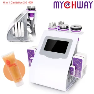 mychway 6 In 1 Cavitation 2.0 40K Vacuum Body Sculpting RF Slim Beauty Machine