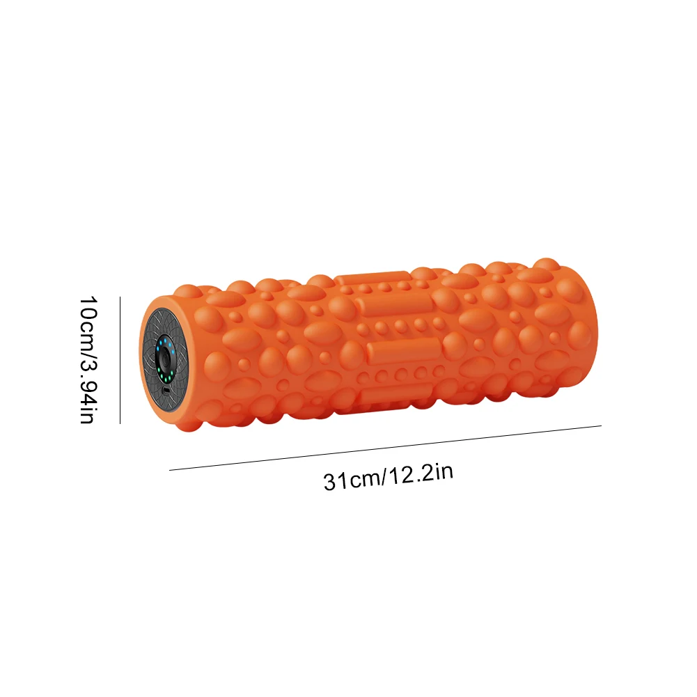 Electric Vibrating Foam Roller Massage Column Rechargeable Exercise Rollers For Yoga Pilates Muscle Tissue Relaxation Massager - Image 6