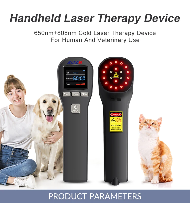 ZJZK 650nm 808nm Portable LLLT Cold Laser Level Therapy Treatment Device for Knee Back Neck Muscle Pain Relief ZJZK 650nm 808nm Portable LLLT Cold Laser Level Therapy Treatment Device for Knee Back Neck Muscle Pain Relief