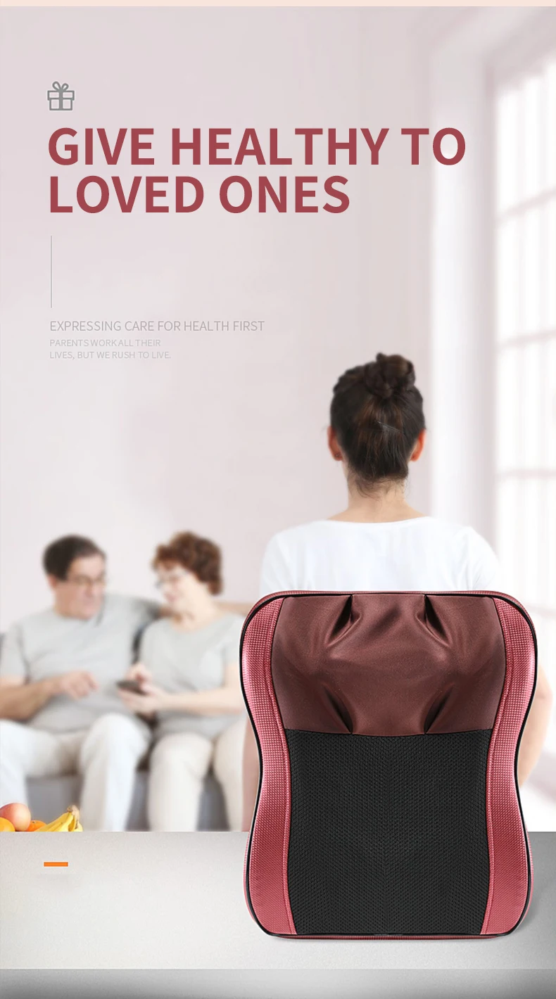 Back Waist Cervical Spine Multifunctional Full Body Neck Shoulder Electric Massage Cushion Household Kneading Shiatsu Massager Back Waist Cervical Spine Multifunctional Full Body Neck Shoulder Electric Massage Cushion Household Kneading Shiatsu Massager