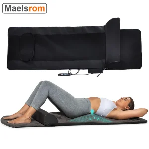Full Body Back Stretching Electric Mat Heat & Vibration Massage Mattress Pad for Physiotherapy at Home Release Back Muscle Pain