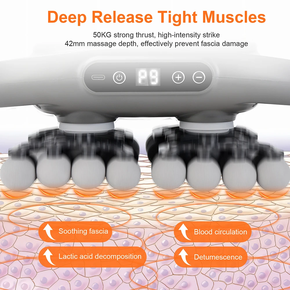 42-Heads Fascia Gun High-Frequency Vibration Body Massage Gun Back and Waist Massager Neck Shoulder Massager Muscle masajeador 42-Heads Fascia Gun High-Frequency Vibration Body Massage Gun Back and Waist Massager Neck Shoulder Massager Muscle masajeador