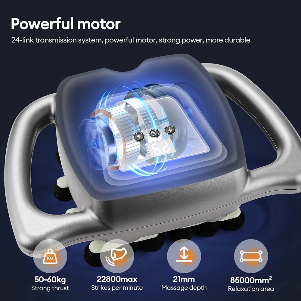 42-Heads Fascia Gun High-Frequency Vibration Body Massage Gun Back and Waist Massager Neck Shoulder Massager Muscle masajeador 42-Heads Fascia Gun High-Frequency Vibration Body Massage Gun Back and Waist Massager Neck Shoulder Massager Muscle masajeador