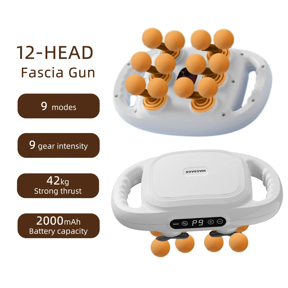 42-Heads Fascia Gun High-Frequency Vibration Body Massage Gun Back and Waist Massager Neck Shoulder Massager Muscle masajeador 42-Heads Fascia Gun High-Frequency Vibration Body Massage Gun Back and Waist Massager Neck Shoulder Massager Muscle masajeador