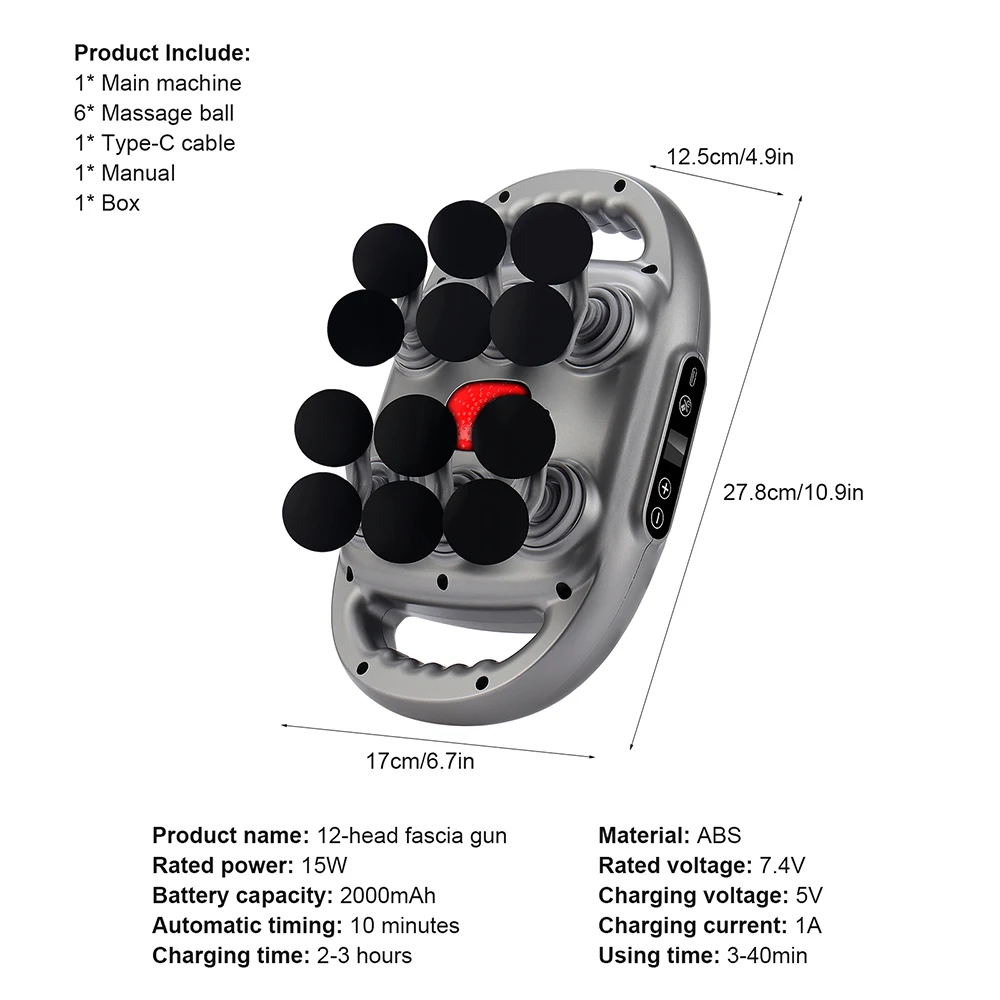 42-Heads Fascia Gun High-Frequency Vibration Body Massage Gun Back and Waist Massager Neck Shoulder Massager Muscle masajeador 42-Heads Fascia Gun High-Frequency Vibration Body Massage Gun Back and Waist Massager Neck Shoulder Massager Muscle masajeador