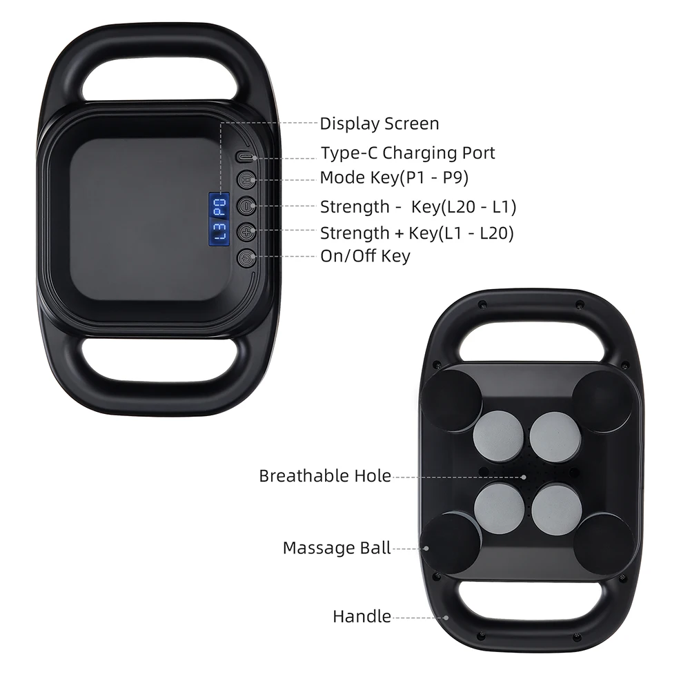 42-Heads Fascia Gun High-Frequency Vibration Body Massage Gun Back and Waist Massager Neck Shoulder Massager Muscle masajeador 42-Heads Fascia Gun High-Frequency Vibration Body Massage Gun Back and Waist Massager Neck Shoulder Massager Muscle masajeador