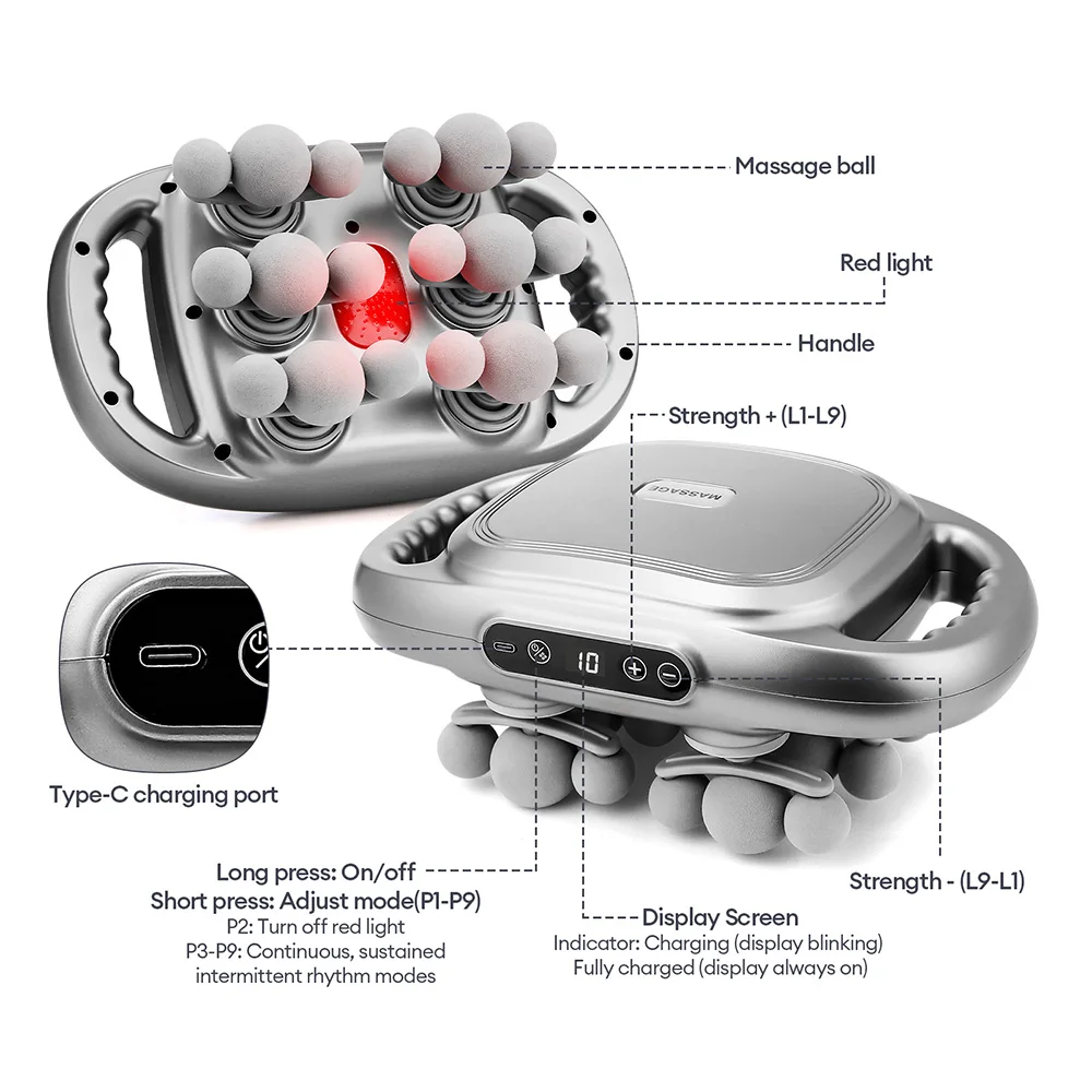 42-Heads Fascia Gun High-Frequency Vibration Body Massage Gun Back and Waist Massager Neck Shoulder Massager Muscle masajeador 42-Heads Fascia Gun High-Frequency Vibration Body Massage Gun Back and Waist Massager Neck Shoulder Massager Muscle masajeador