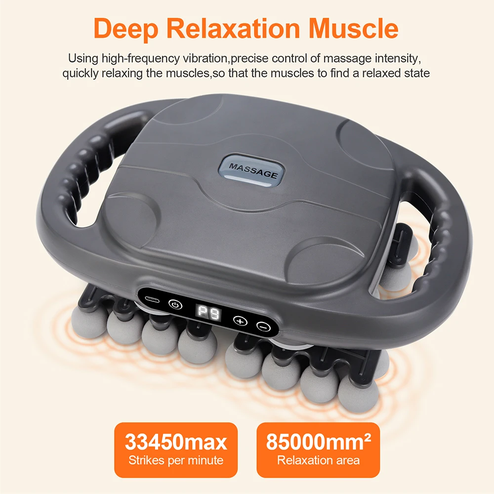 42-Heads Fascia Gun High-Frequency Vibration Body Massage Gun Back and Waist Massager Neck Shoulder Massager Muscle masajeador 42-Heads Fascia Gun High-Frequency Vibration Body Massage Gun Back and Waist Massager Neck Shoulder Massager Muscle masajeador