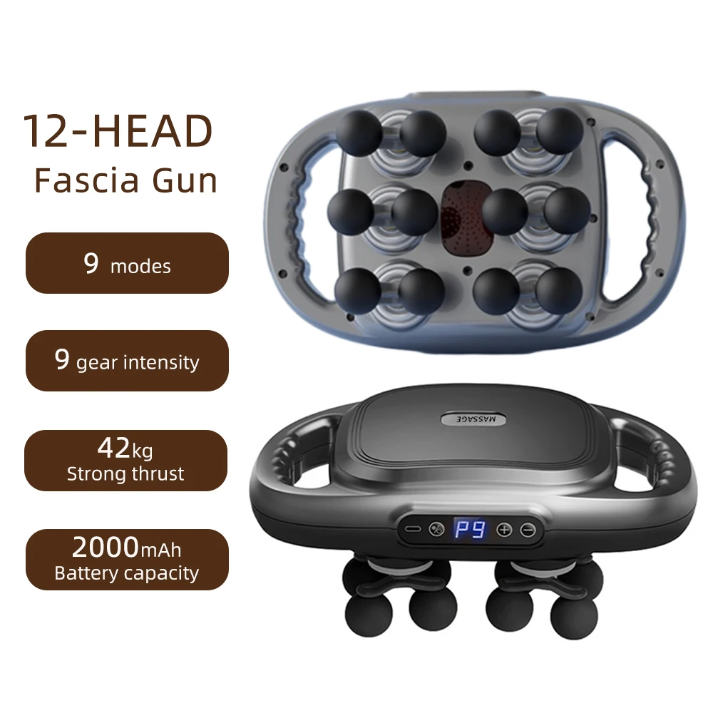 42-Heads Fascia Gun High-Frequency Vibration Body Massage Gun Back and Waist Massager Neck Shoulder Massager Muscle masajeador 42-Heads Fascia Gun High-Frequency Vibration Body Massage Gun Back and Waist Massager Neck Shoulder Massager Muscle masajeador