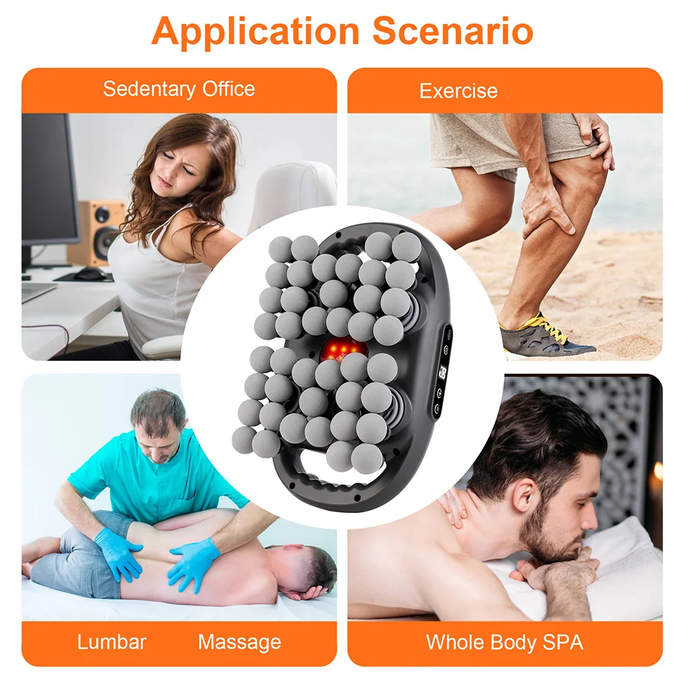 42-Heads Fascia Gun High-Frequency Vibration Body Massage Gun Back and Waist Massager Neck Shoulder Massager Muscle masajeador 42-Heads Fascia Gun High-Frequency Vibration Body Massage Gun Back and Waist Massager Neck Shoulder Massager Muscle masajeador