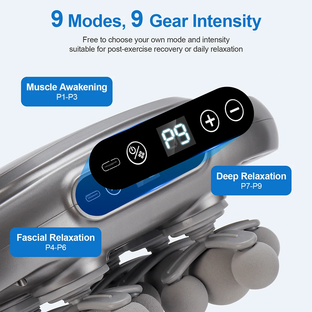 42-Heads Fascia Gun High-Frequency Vibration Body Massage Gun Back and Waist Massager Neck Shoulder Massager Muscle masajeador 42-Heads Fascia Gun High-Frequency Vibration Body Massage Gun Back and Waist Massager Neck Shoulder Massager Muscle masajeador