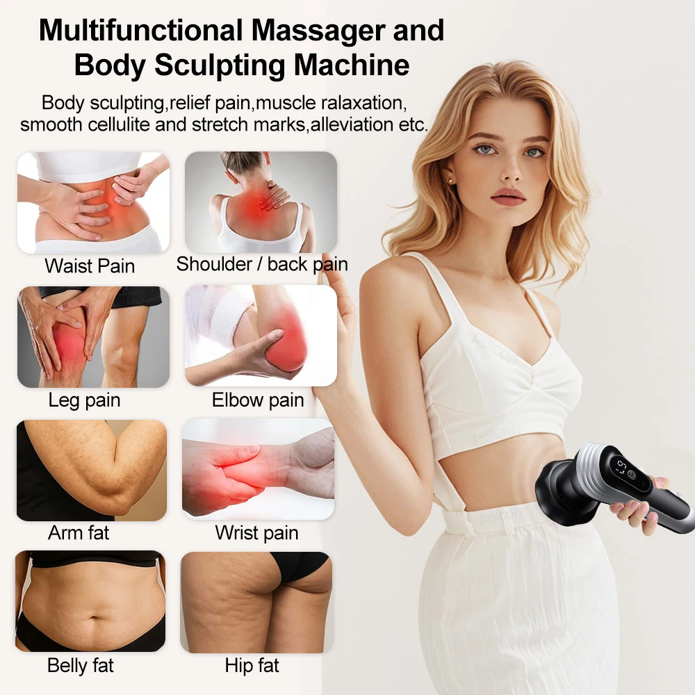 Body Sculpting Machine Electric Body Massager Meridian Dredging and Fat Pushing Machine for Belly Fat Thighs Buttocks Sculpting - Image 2