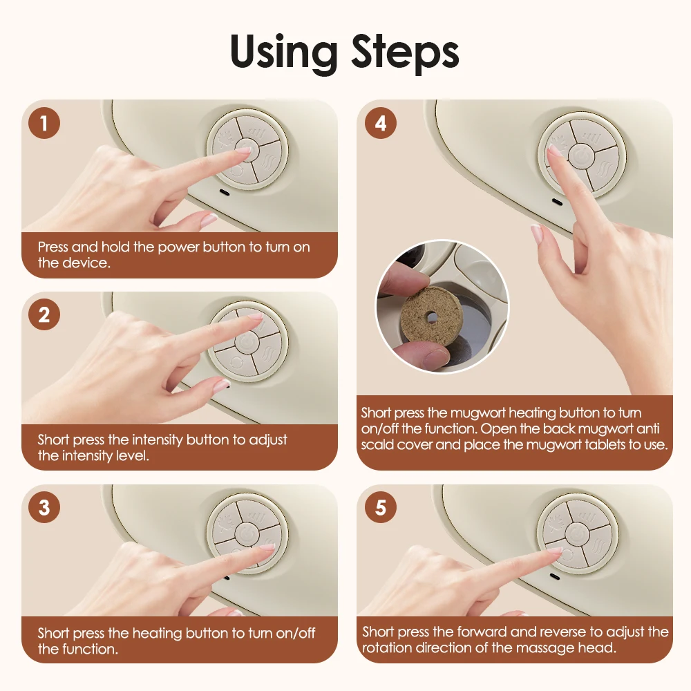 Electric Abdominal Massage Moxibustion Bian Stone Rotary Kneading Device Red Light Belly Shaking Massager Waist Abdomen Relax Electric Abdominal Massage Moxibustion Bian Stone Rotary Kneading Device Red Light Belly Shaking Massager Waist Abdomen Relax