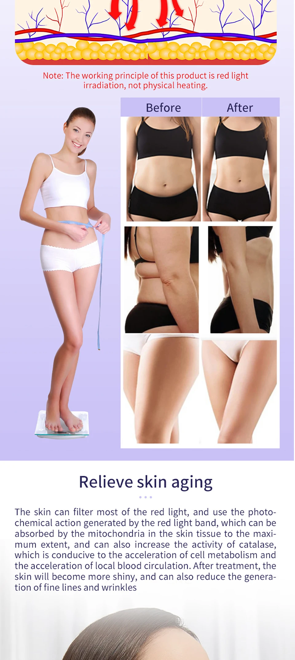 Body Shaping Massage Equipment Lipo Laser 14 Pads Weight Loss Products Anti Cellulite Machine Body Care home use Slimming Produc Body Shaping Massage Equipment Lipo Laser 14 Pads Weight Loss Products Anti Cellulite Machine Body Care home use Slimming Produc