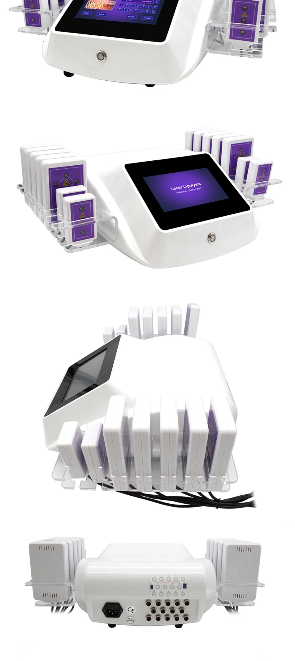 Body Shaping Massage Equipment Lipo Laser 14 Pads Weight Loss Products Anti Cellulite Machine Body Care home use Slimming Produc Body Shaping Massage Equipment Lipo Laser 14 Pads Weight Loss Products Anti Cellulite Machine Body Care home use Slimming Produc