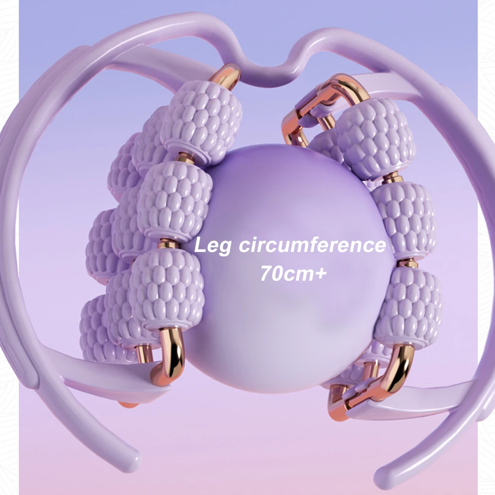 1pc 18 Wheels Roller for Legs Lymphatic Massage Clamp Roller Shin Roller To Relieve Soreness Stiffness Tight Muscles Deep Tissue