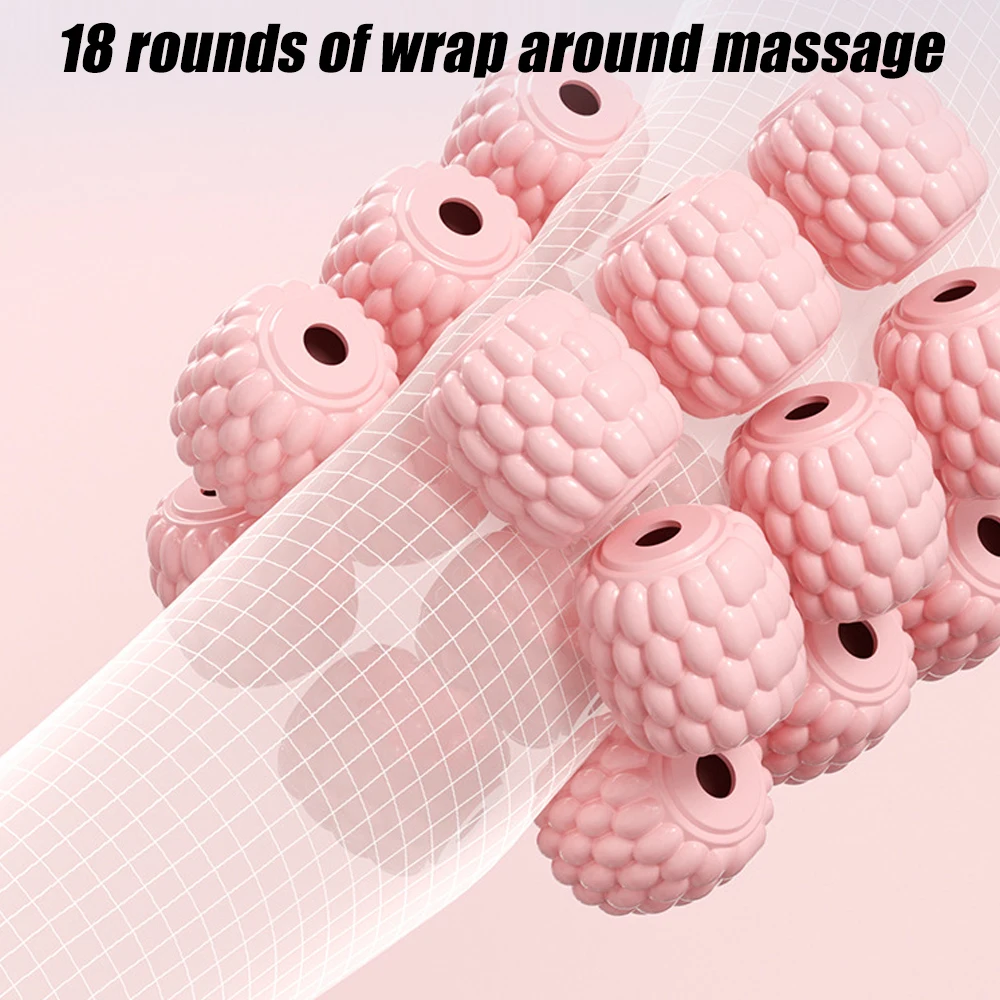 1pc 18 Wheels Roller for Legs Lymphatic Massage Clamp Roller Shin Roller To Relieve Soreness Stiffness Tight Muscles Deep Tissue