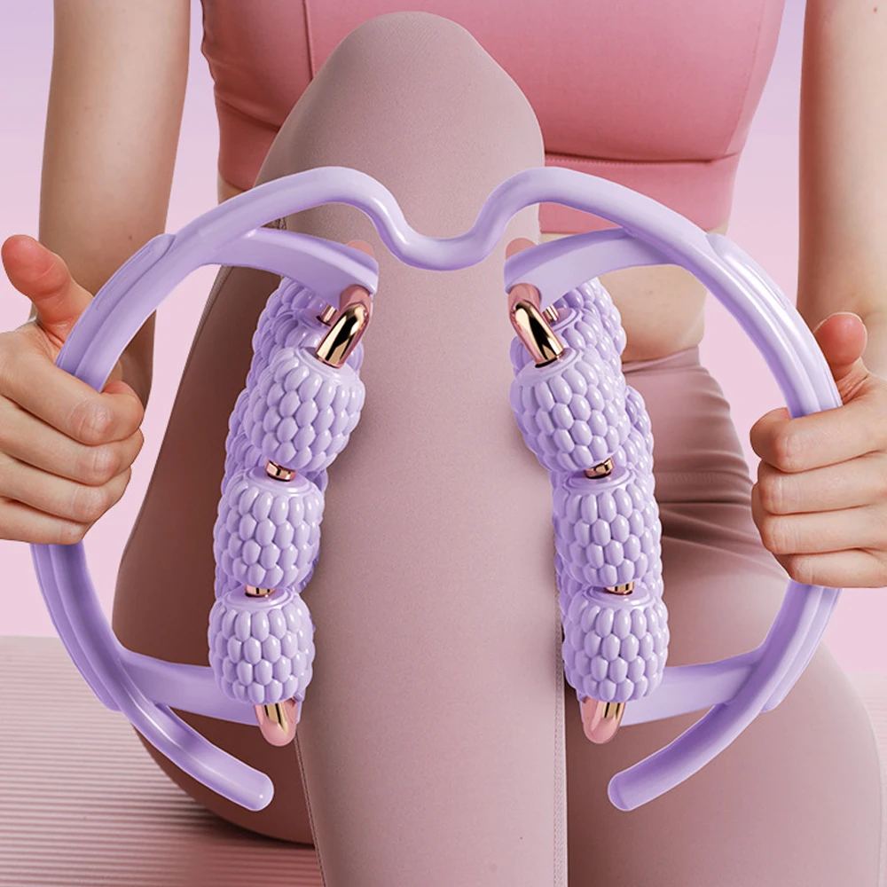 1pc 18 Wheels Roller for Legs Lymphatic Massage Clamp Roller Shin Roller To Relieve Soreness Stiffness Tight Muscles Deep Tissue