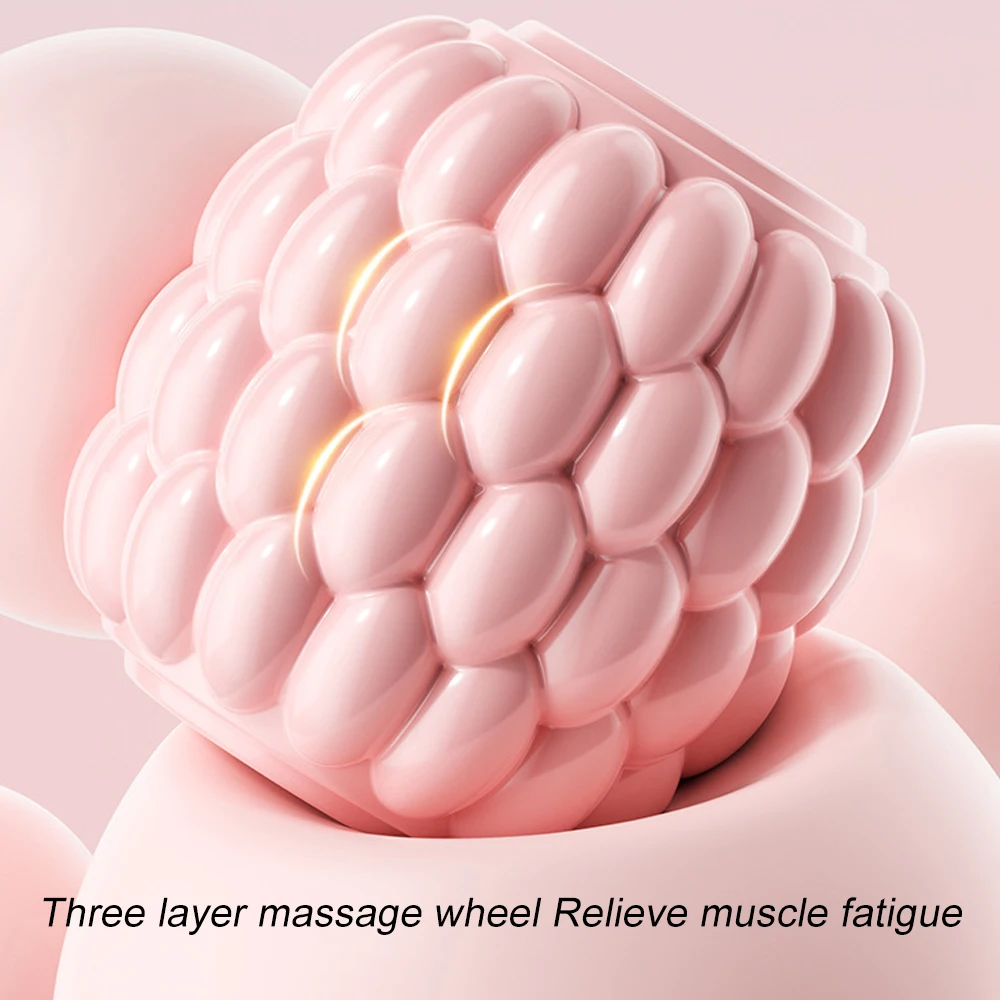 1pc 18 Wheels Roller for Legs Lymphatic Massage Clamp Roller Shin Roller To Relieve Soreness Stiffness Tight Muscles Deep Tissue