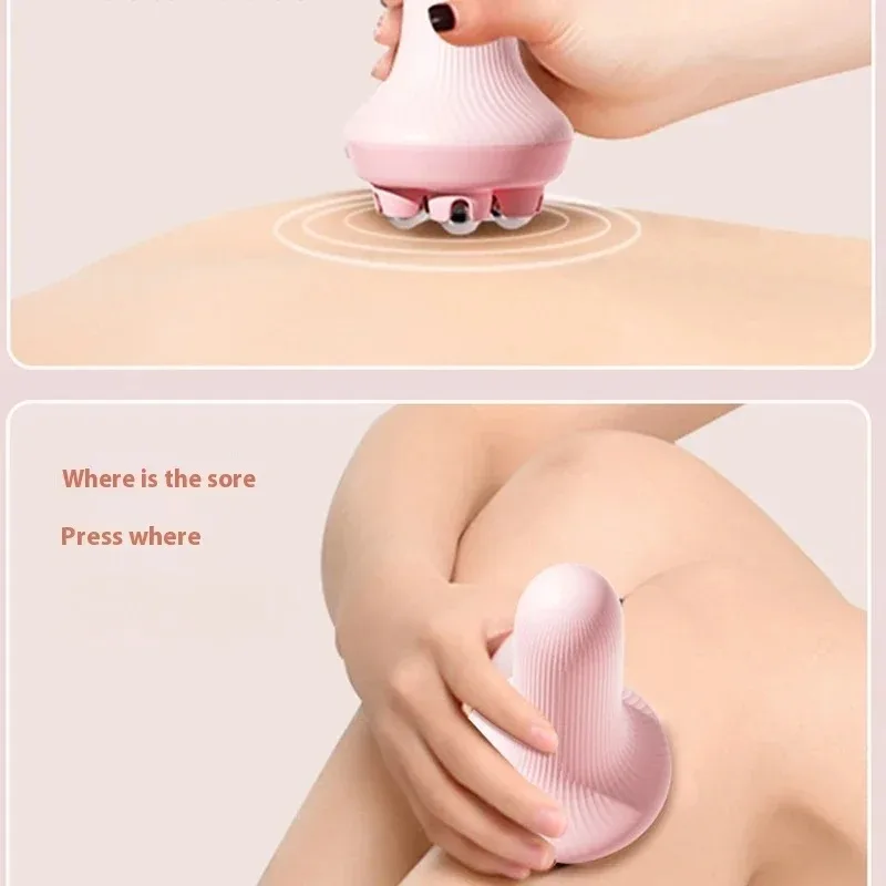 New Handheld Massage Ball With Roller Balls Manual 360-degree Roller For Muscle Back Neck Shoulder Leg Muscle Relax Massage Tool - Image 4