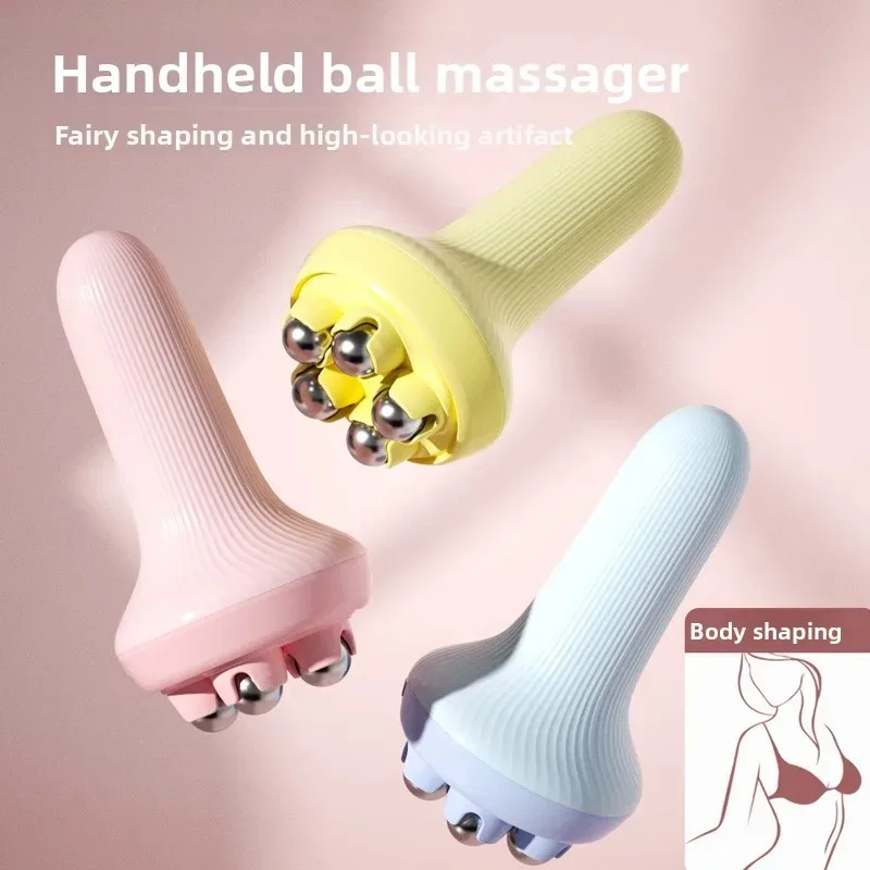 New Handheld Massage Ball With Roller Balls Manual 360-degree Roller For Muscle Back Neck Shoulder Leg Muscle Relax Massage Tool - Image 2