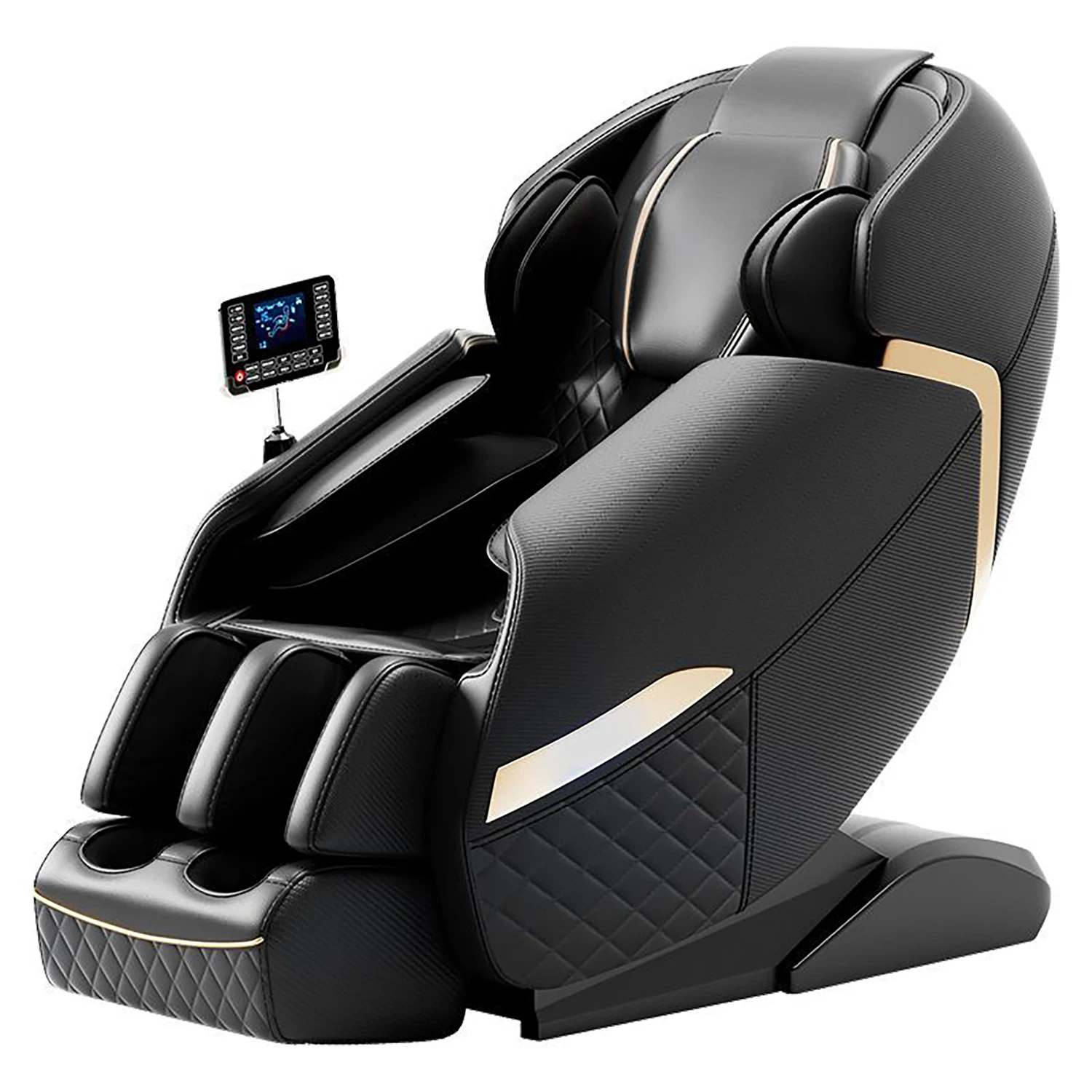 4D Zero Gravity Full Body Massage Chair Shiatsu Recliner Air Compression Heating Vibration Neck Back Foot Massage Smart Comforta - Image 6